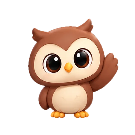 owl waving